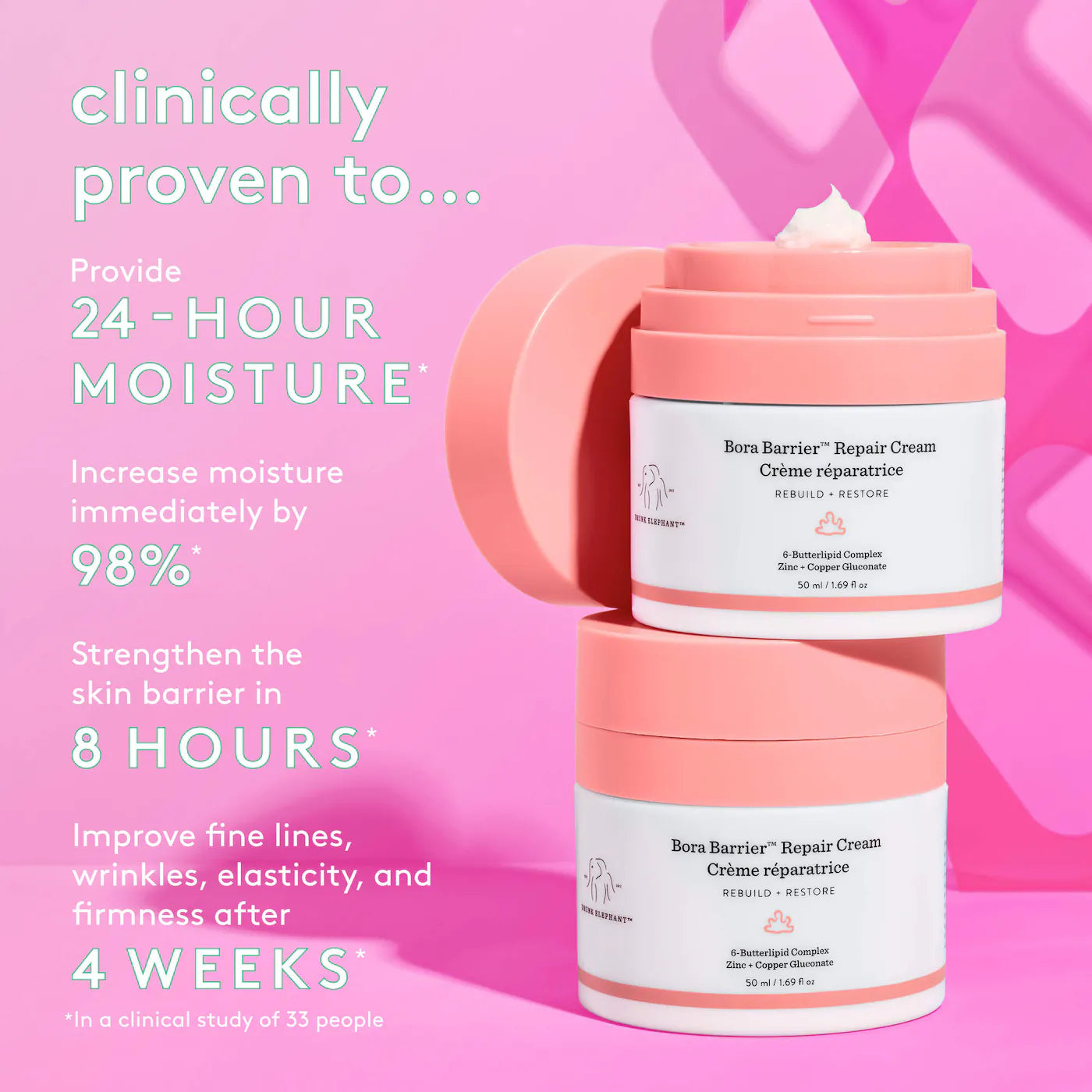 Pre-orden: Drunk Elephant | Moisture Everlasting: Bora Barrier Refill Kit