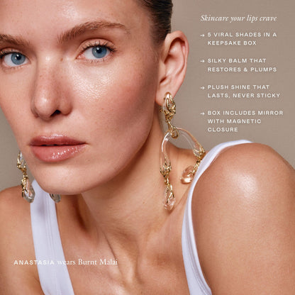 Pre-orden: EADEM | Le Chouchou Bisous Set  Exfoliating + Softening Peptide + AHA Lip Softening Balm Gift Set