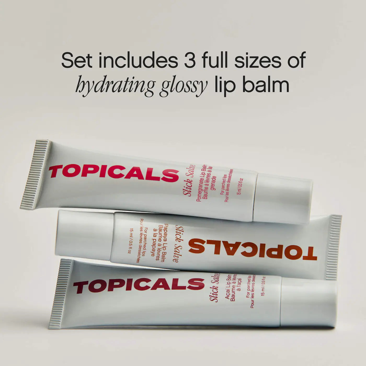 Pre-orden: Topicals | Slick Salve Glossy Lip Balm Trio