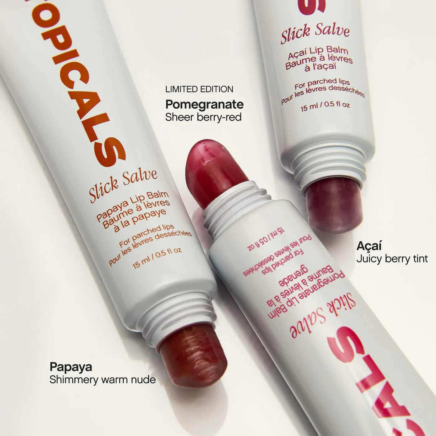 Pre-orden: Topicals | Slick Salve Glossy Lip Balm Trio