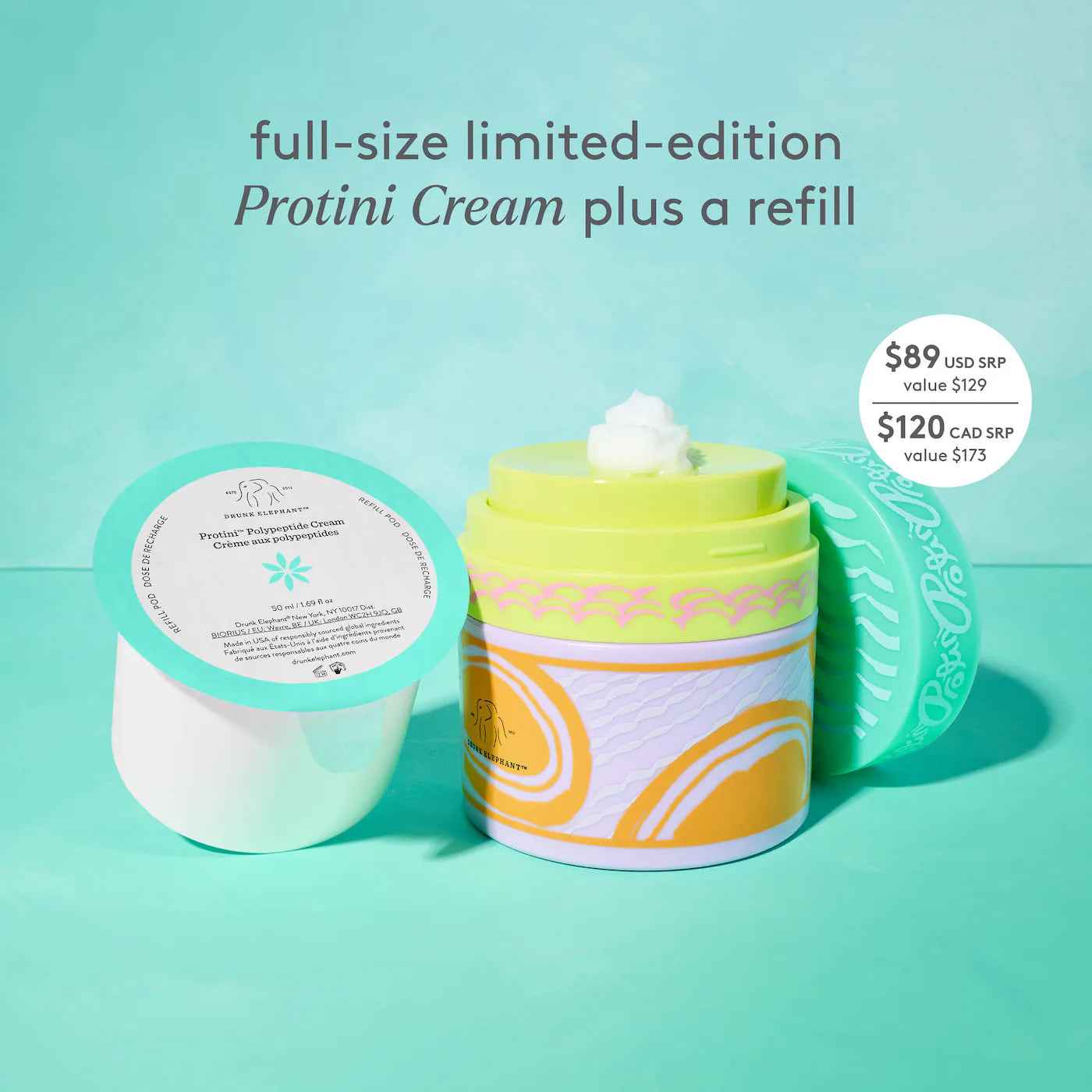 Pre-orden: Drunk Elephant | Revisiting the Classics: Protini Refill Kit