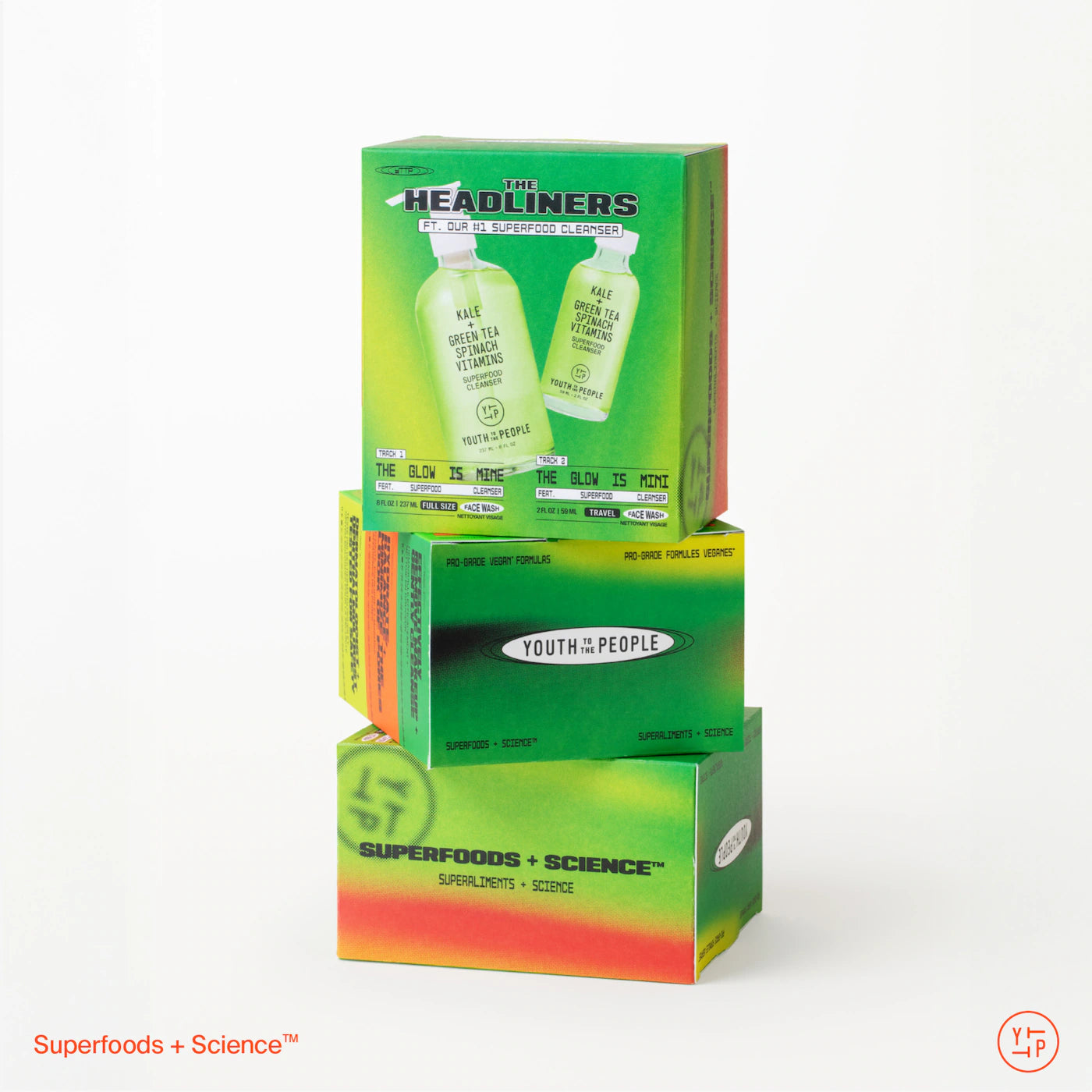 Pre-orden: Youth To The People | The Headliners Superfood Antioxidant Cleanser Skincare Set