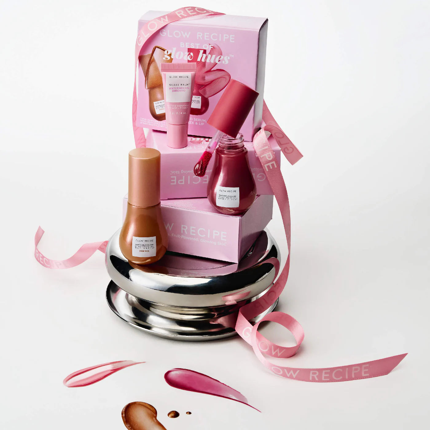 Pre-orden: Glow Recipe | Best of Glow Hues - Tinted Serum, Cheek & Lip Gift Set