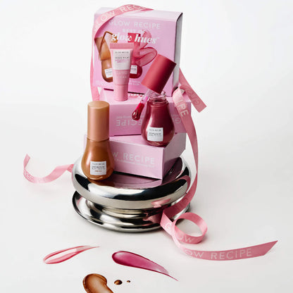 Pre-orden: Glow Recipe | Best of Glow Hues - Tinted Serum, Cheek & Lip Gift Set