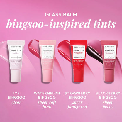 Pre-orden:  Glow Recipe | Mini Glass Balm Lip Collection Gift Set