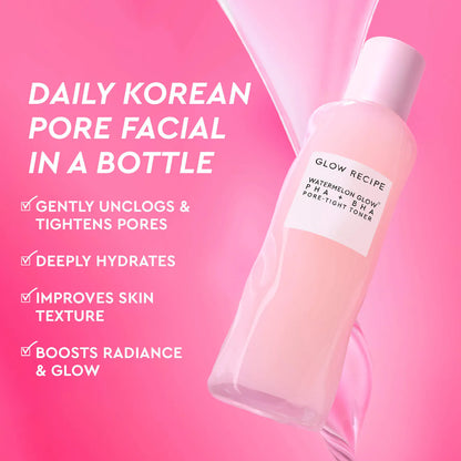 Pre-orden: Glow Recipe | Watermelon Glow Dewy Skin Routine Gift Set