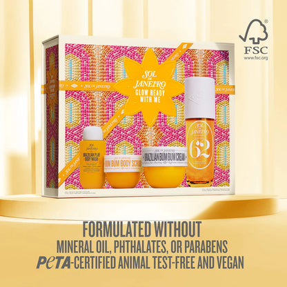 Pre-orden: Sol de Janeiro | Glow Ready With Me Bum Bum Body Routine Gift Set