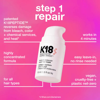 Pre-orden: K18 Biomimetic Hairscience | Healthy Volume Minis Hair Gift Set