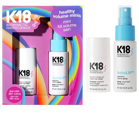Pre-orden: K18 Biomimetic Hairscience | Healthy Volume Minis Hair Gift Set