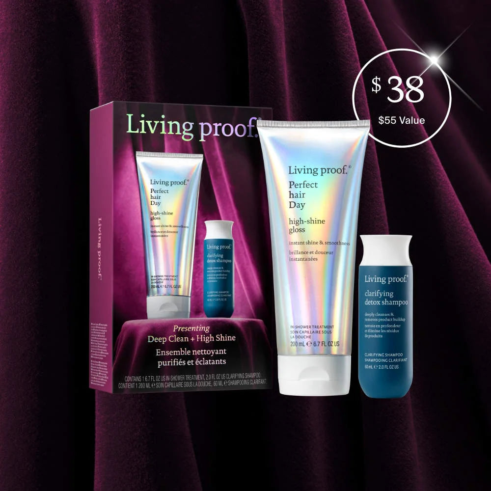 Pre-orden:  Living Proof | Detox Shampoo and High Shine Gloss Gift Set