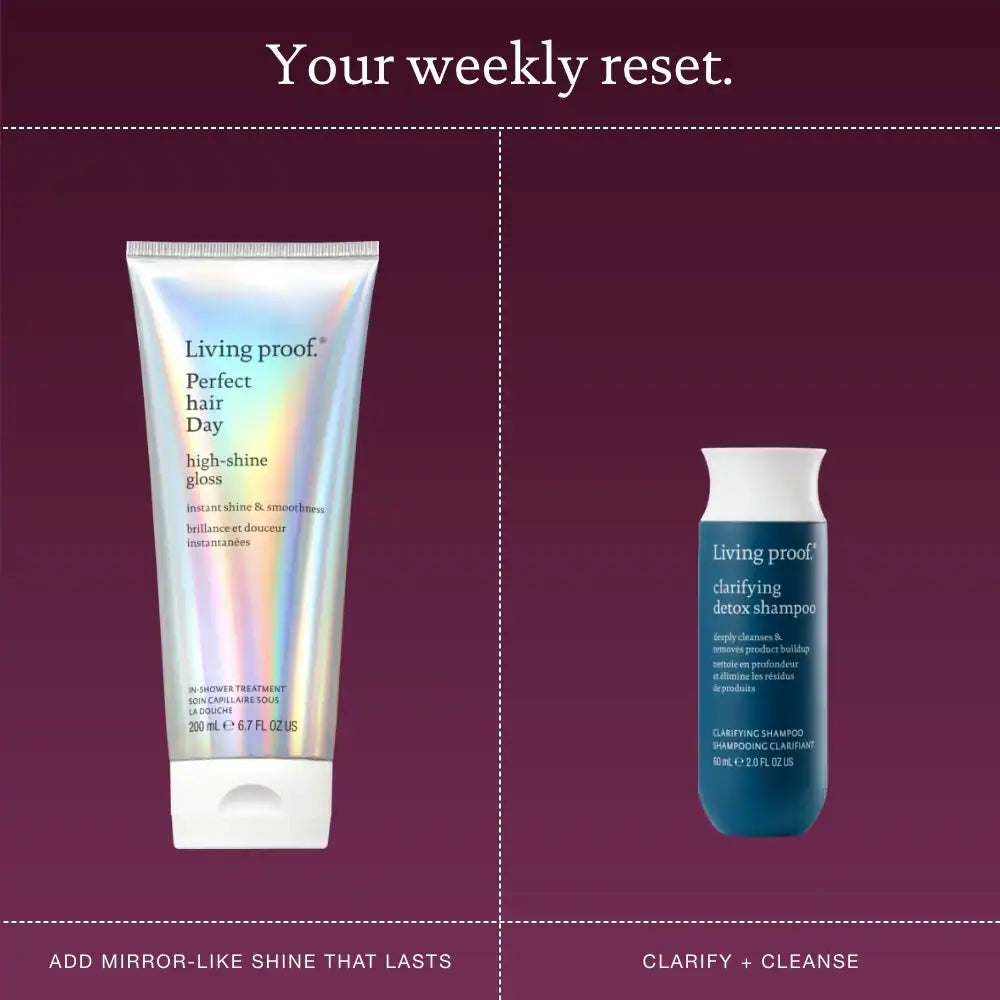 Pre-orden:  Living Proof | Detox Shampoo and High Shine Gloss Gift Set
