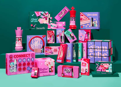 Pre-orden: Benefit Cosmetics | Glam Cube 24-Day Makeup Advent Calendar Gift Set