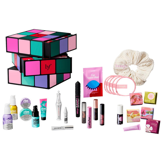Pre-orden: Benefit Cosmetics | Glam Cube 24-Day Makeup Advent Calendar Gift Set