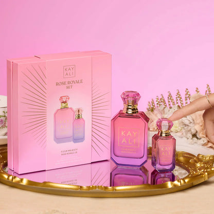 Pre-orden: KAYALI | FLEUR MAJESTY ROSE ROYALE | 31 Eau de Parfum Duo Set