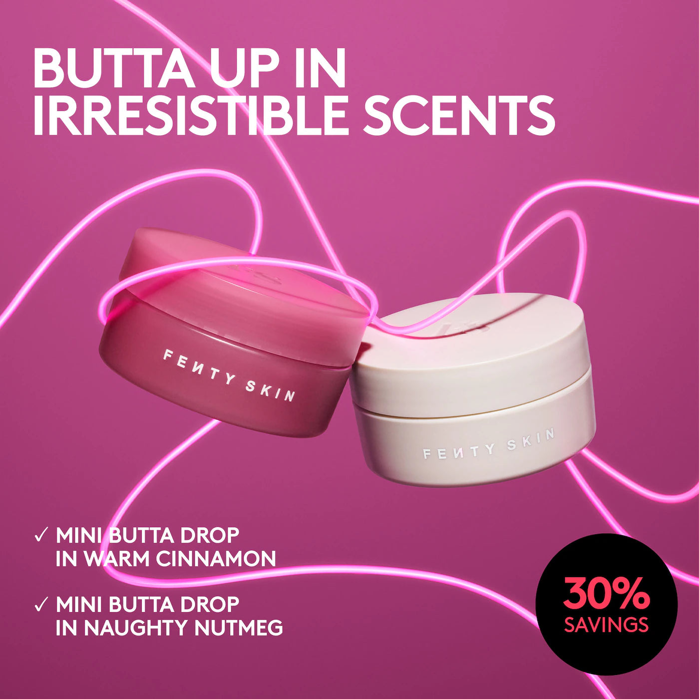 Pre-orden: Fenty Beauty by Rihanna | Lil Butta Dropz Mini Whipped Oil Body Cream Duo