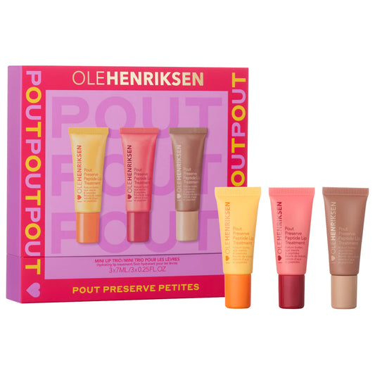 Pre-orden: OLEHENRIKSEN | Pout Preserve Petites Mini Lip Trio with Peptides