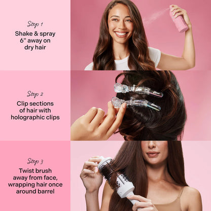 Pre-orden: Mane | It's Giving Body Jumbo Hot Round Brush and Heat Protectant Hair Gift Set