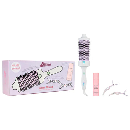 Pre-orden: Mane | It's Giving Body Jumbo Hot Round Brush and Heat Protectant Hair Gift Set