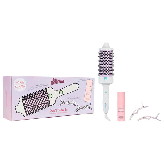 Pre-orden: Mane | It's Giving Body Jumbo Hot Round Brush and Heat Protectant Hair Gift Set