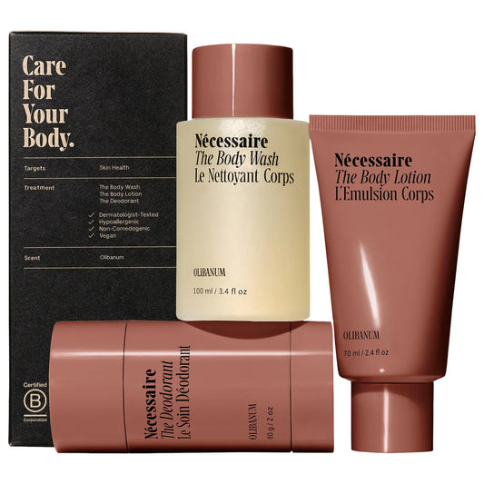 Pre-orden: Nécessaire | Olibanum Body Essentials Set - Trial + Travel