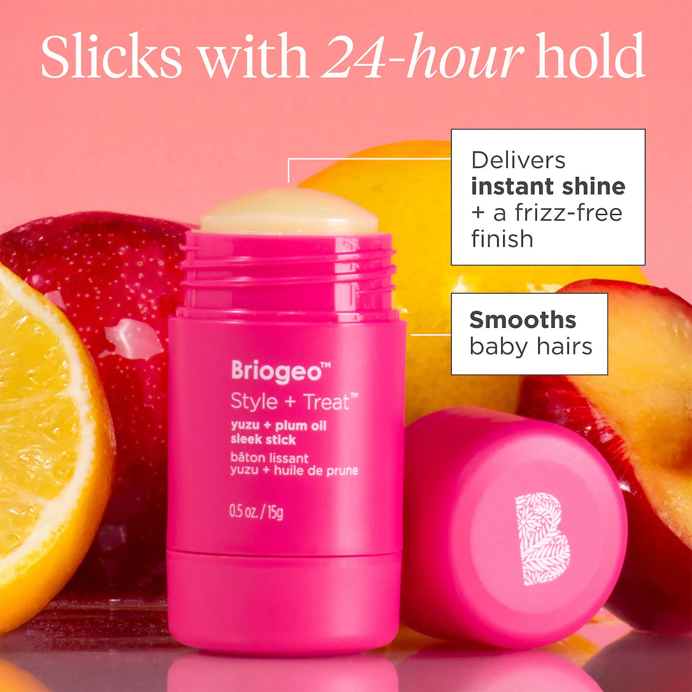 Pre-orden: Briogeo | Style + Treat™ Hair Sleek Stick + Limited Edition Key Chain Gift Set