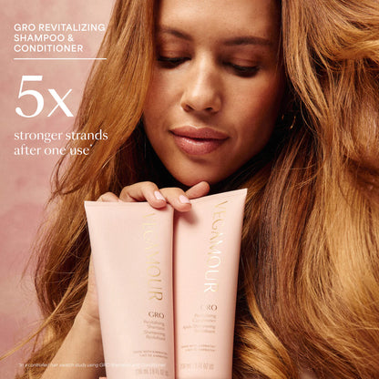 Pre-orden: Vegamour | GRO Hair Serum and Shampoo & Conditioner Hair Gift Set