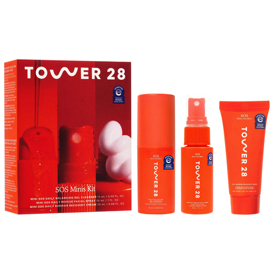 Pre-orden: Tower 28 Beauty | Mini SOS Skincare Bestsellers Set