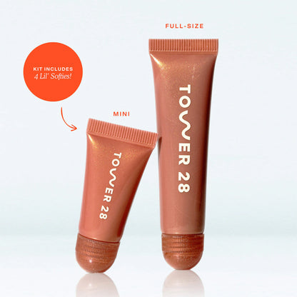 Pre-orden: Tower 28 Beauty | Mini Lil' Softies LipSoftie Lip Treatment Set