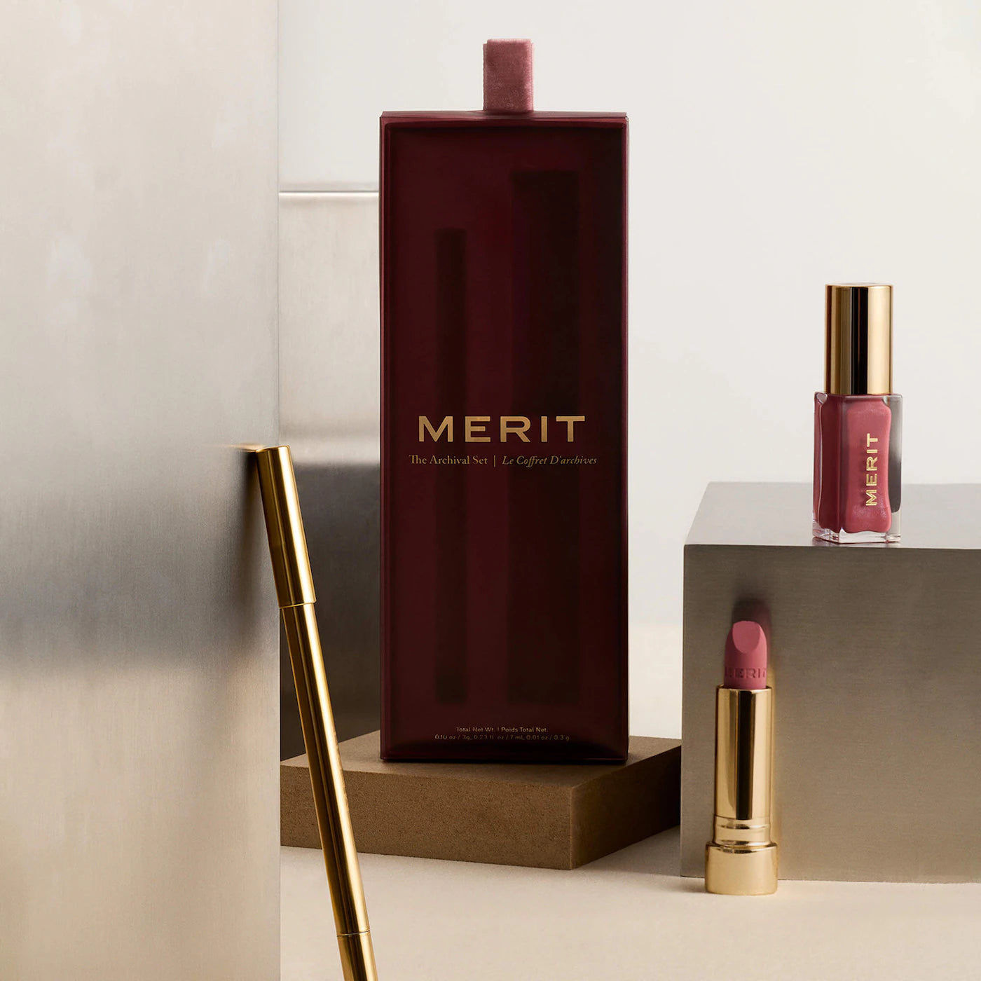 Pre-orden: MERIT | The Archival Lip Essentials Gift Set