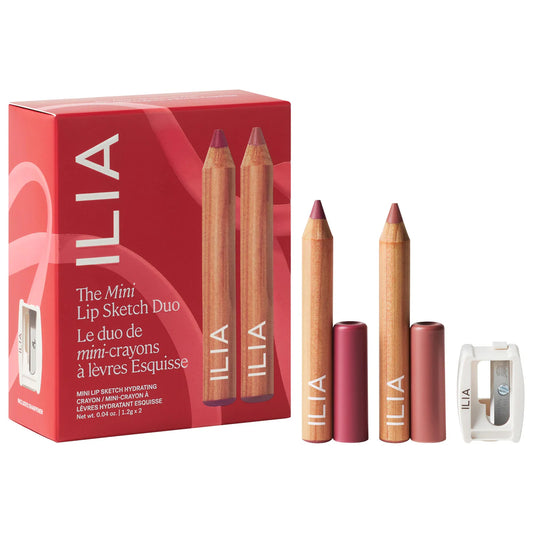 Pre-orden:  ILIA | Mini Lip Sketch Duo - Lipstick + Lip Liner Gift Set