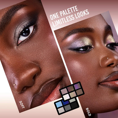 Pre-orden: Danessa Myricks Beauty | LIGHTWORK VII The Freedom Makeup Palette: Magnetic, Customizable, Stackable Palette with Illuminating Pigments for Eyes, Face & Lips