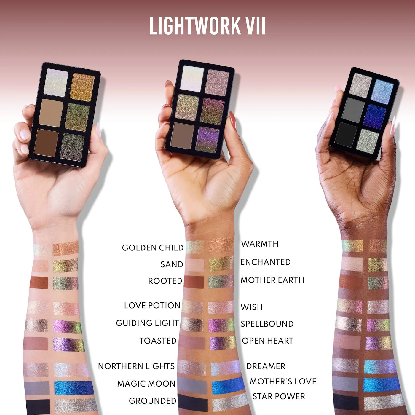 Pre-orden: Danessa Myricks Beauty | LIGHTWORK VII The Freedom Makeup Palette: Magnetic, Customizable, Stackable Palette with Illuminating Pigments for Eyes, Face & Lips