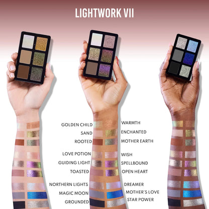 Pre-orden: Danessa Myricks Beauty | LIGHTWORK VII The Freedom Makeup Palette: Magnetic, Customizable, Stackable Palette with Illuminating Pigments for Eyes, Face & Lips