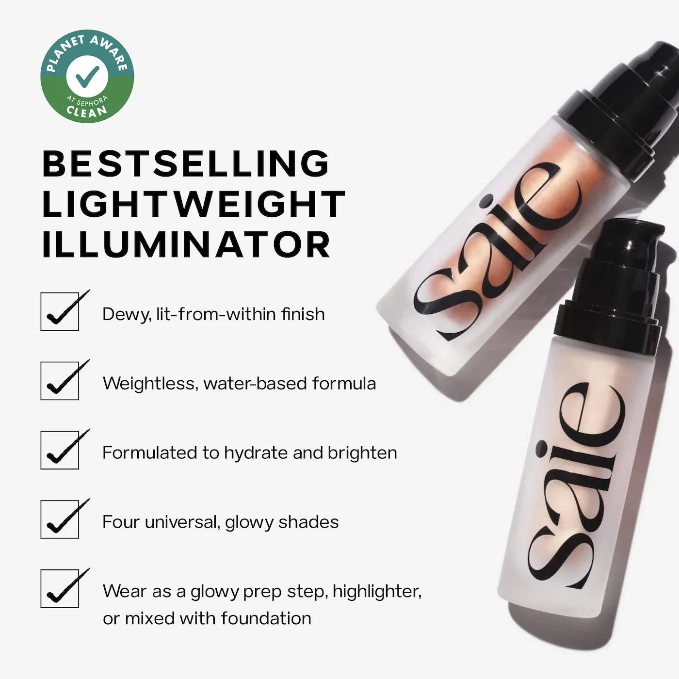 Pre-orden: Saie | Mini Glowy Super Gel Trio Gift Set