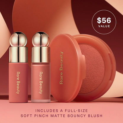 Pre-orden: Rare Beauty by Selena Gomez | Soft Pinch Cheek & Lip Trio Makeup Gift Set