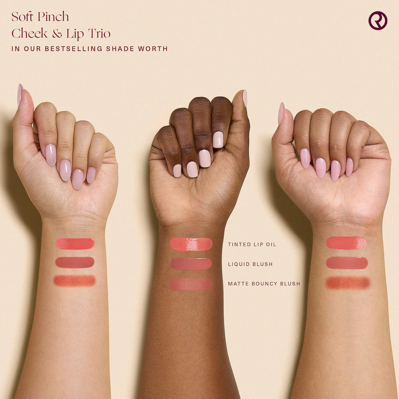 Pre-orden: Rare Beauty by Selena Gomez | Soft Pinch Cheek & Lip Trio Makeup Gift Set