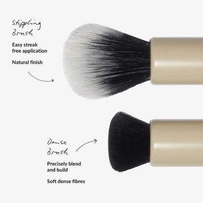 Pre-orden: REFY | Cream Blush Duo with Duo Face Brush Gift Set