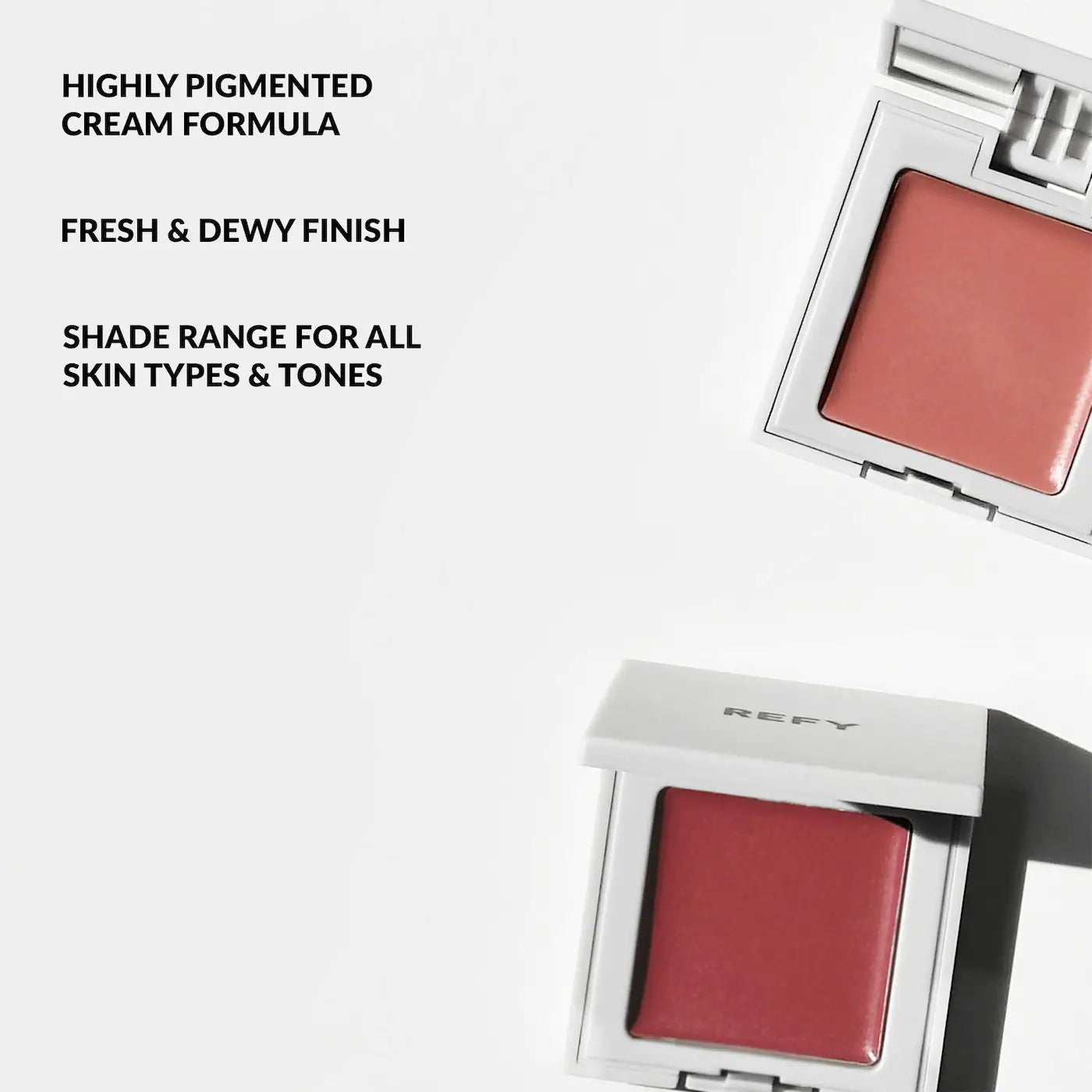 Pre-orden: REFY | Cream Blush Duo with Duo Face Brush Gift Set