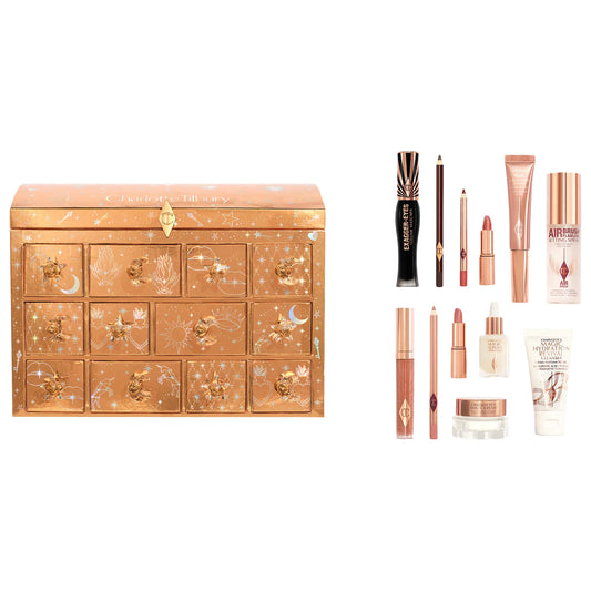 Pre-orden: Charlotte Tilbury | Charlotte's Beauty Treasure Chest Makeup and Skincare Advent Calendar