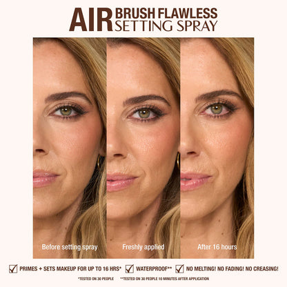 Pre-orden:Charlotte Tilbury  Mini Airbrush Flawless Setting Spray Duo Gift Set