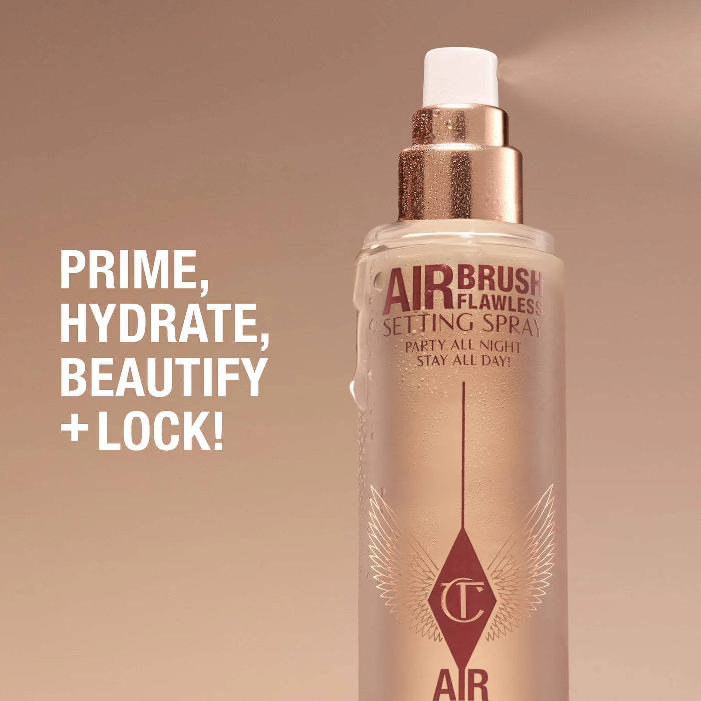 Pre-orden:Charlotte Tilbury  Mini Airbrush Flawless Setting Spray Duo Gift Set