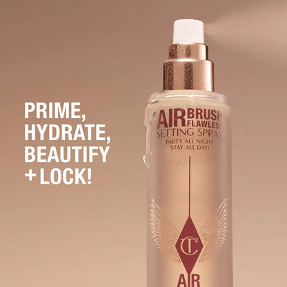 Pre-orden:Charlotte Tilbury  Mini Airbrush Flawless Setting Spray Duo Gift Set