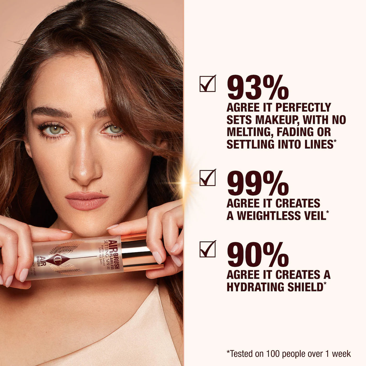 Pre-orden:Charlotte Tilbury  Mini Airbrush Flawless Setting Spray Duo Gift Set
