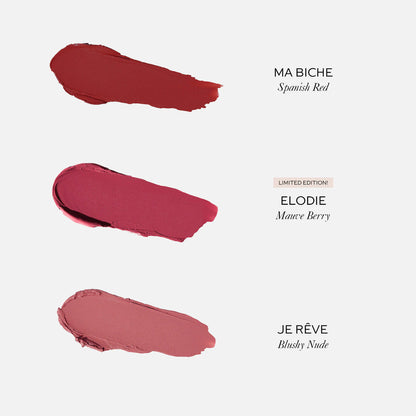 Pre-orden: Westman Atelier | Mini Lip Suede Hydrating Matte Lipstick Trio Gift Set