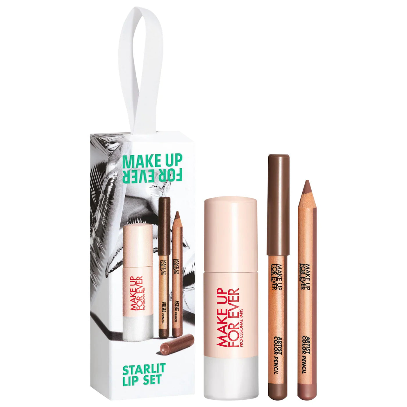 Pre-orden: MAKE UP FOR EVER | Mini Artist Color Lip Pencils & Super Boost Gloss Trio