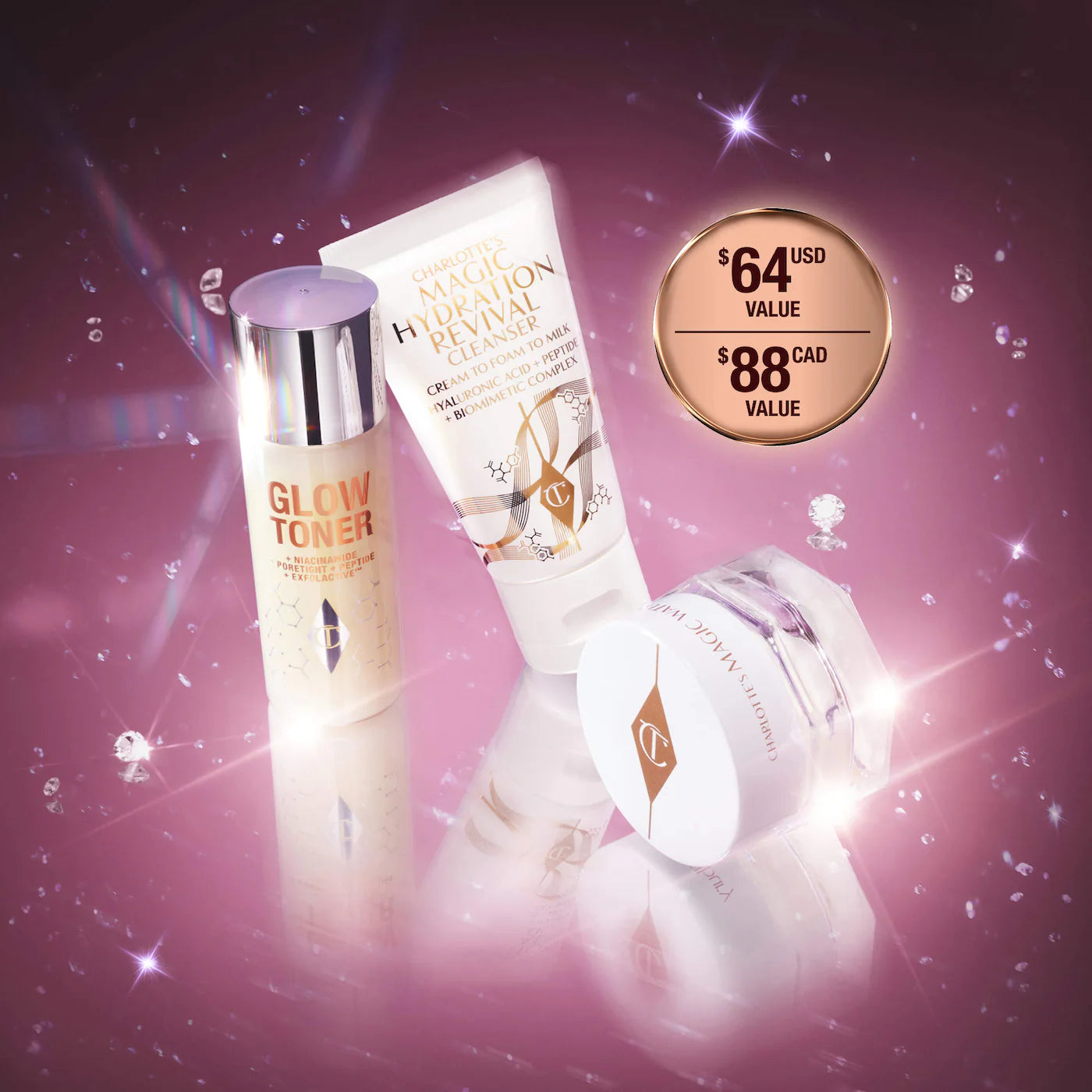 Pre-orden: Charlotte Tilbury | CHARLOTTE'S HYDRATION REVIVAL SKINCARE DISCOVERY SET