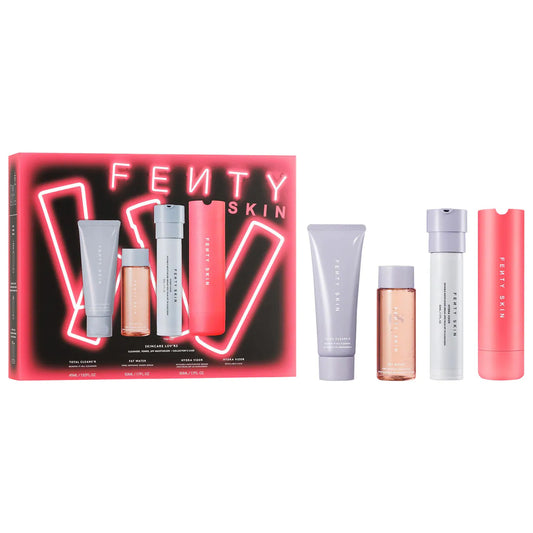 Pre-orden: Fenty Beauty by Rihanna | Skincare Lov'rs Cleanser, Toner, SPF Moisturizer + Collector's Case