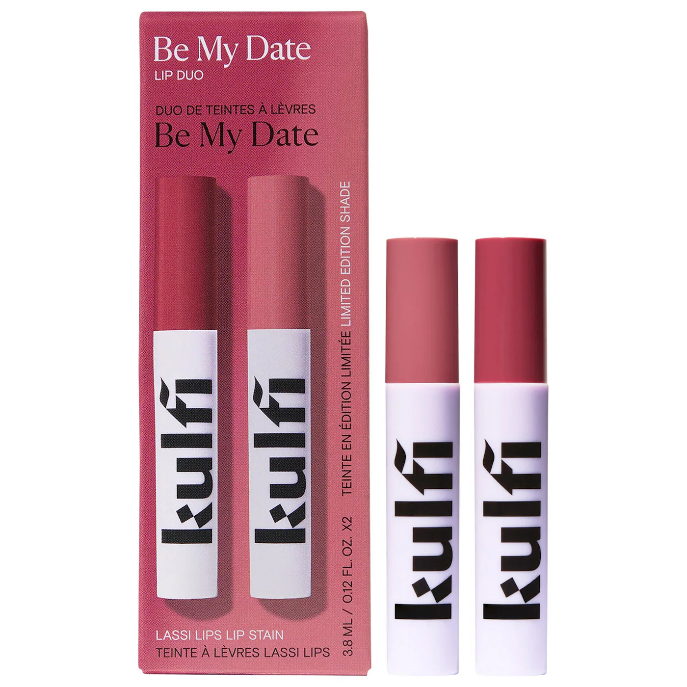 Pre-orden: Kulfi | Be My Date Lassi Lips Staining Lip Oil Duo Set