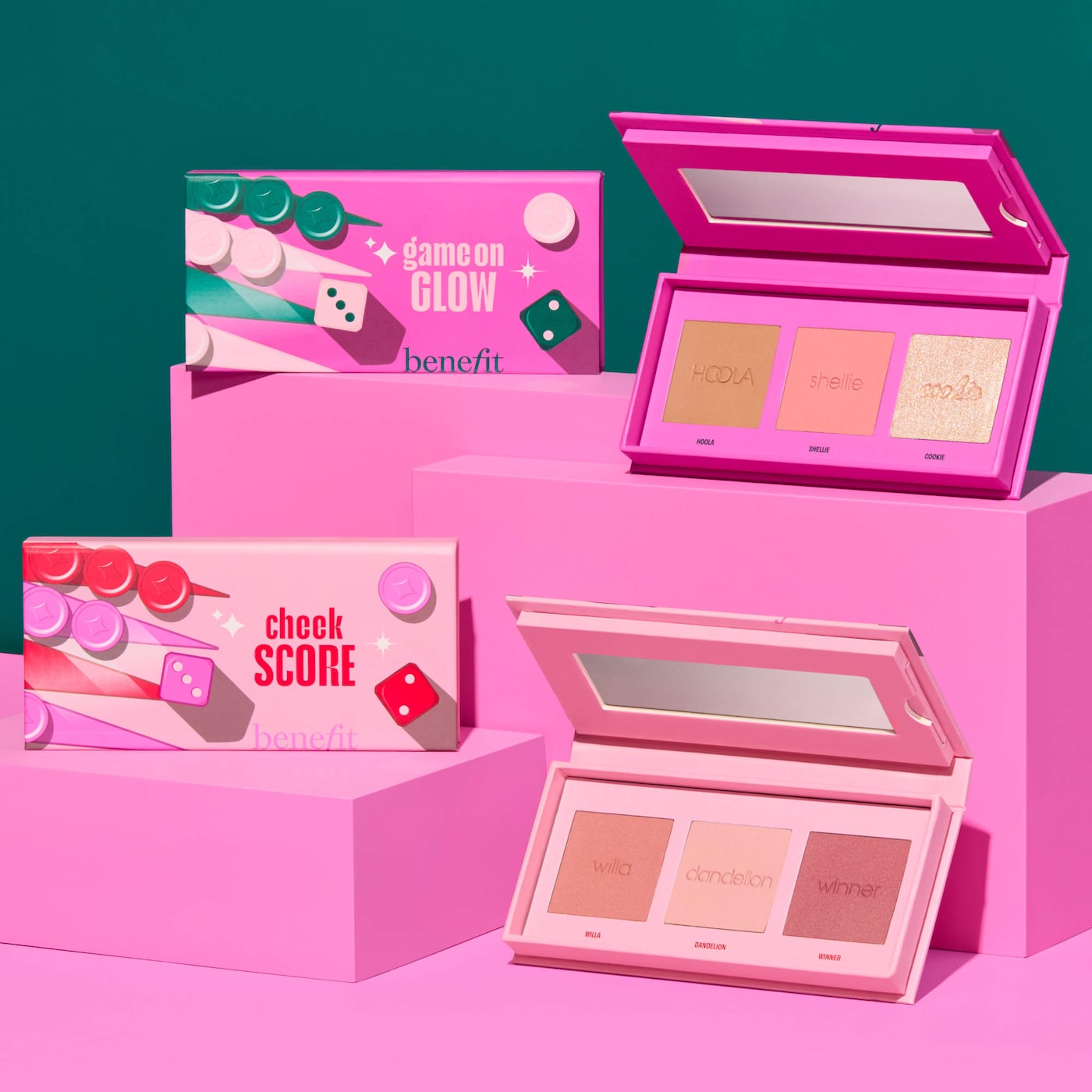 Pre-orden: Benefit Cosmetics | Mini Game On Glow Bronzer, Blush & Highlighter Palette