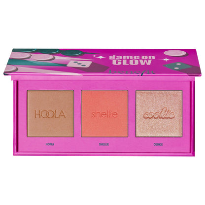 Pre-orden: Benefit Cosmetics | Mini Game On Glow Bronzer, Blush & Highlighter Palette